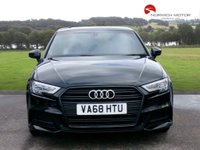 USED 2019 68 AUDI A3 1.0 TFSI 30 Black Edition Sportback 5dr Petrol S Tronic Euro 6 (s/s) (116 ps) stunning