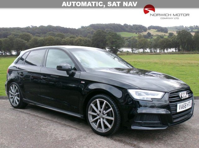 View our Audi A3 1.0 TFSI 30 Black Edition Sportback 5dr Petrol S Tronic Euro 6 (s/s) (116 ps)