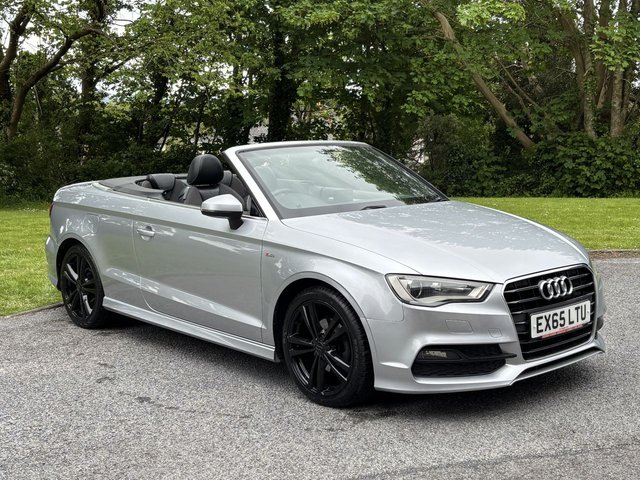 View our Audi A3 Cabriolet 1.4 TFSI CoD S line Convertible 2dr Petrol Manual Euro 6 (s/s) (150 ps)