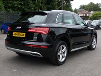 USED 2017 17 AUDI Q5 2.0 TDI Sport 5d S Tronic quattro 190 S/S CAMBELT CHANGED, SAT NAV, FULL LEATHER, HEATED FRONT SEATS, AUDI SMAR PHONE FOR APPLE CARPLAY, QUATTRO 4 WHEEL DRIVE, LED XENON LIGHTS, FRONT & REAR PARKING SENSORS WITH DISPLAY, 18 INCH ALLOYS, ELECTRIC TAILGATE, SPORT SEATS WITH ELECTRIC LUMBAR SUPPORT, LIGHT & RAIN SENSORS, LEATHER TIPTRONIC MULTIFUNCTION STEERING WHEEL, CRUISE CONTROL & SPEED LIMITER, 3 ZONE CLIMATE CONTROL, KEYLESS START, HILL DECENT CONTROL, AUX INPUT, 2x USB PORTS, BLUETOOTH PHONE & MUSIC, DAB RADIO, GOOD SERVICE HISTORY