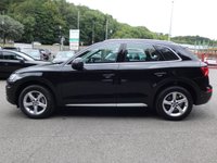 USED 2017 17 AUDI Q5 2.0 TDI Sport 5d S Tronic quattro 190 S/S CAMBELT CHANGED, SAT NAV, FULL LEATHER, HEATED FRONT SEATS, AUDI SMAR PHONE FOR APPLE CARPLAY, QUATTRO 4 WHEEL DRIVE, LED XENON LIGHTS, FRONT & REAR PARKING SENSORS WITH DISPLAY, 18 INCH ALLOYS, ELECTRIC TAILGATE, SPORT SEATS WITH ELECTRIC LUMBAR SUPPORT, LIGHT & RAIN SENSORS, LEATHER TIPTRONIC MULTIFUNCTION STEERING WHEEL, CRUISE CONTROL & SPEED LIMITER, 3 ZONE CLIMATE CONTROL, KEYLESS START, HILL DECENT CONTROL, AUX INPUT, 2x USB PORTS, BLUETOOTH PHONE & MUSIC, DAB RADIO, GOOD SERVICE HISTORY