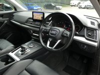 USED 2017 17 AUDI Q5 2.0 TDI Sport 5d S Tronic quattro 190 S/S CAMBELT CHANGED, SAT NAV, FULL LEATHER, HEATED FRONT SEATS, AUDI SMAR PHONE FOR APPLE CARPLAY, QUATTRO 4 WHEEL DRIVE, LED XENON LIGHTS, FRONT & REAR PARKING SENSORS WITH DISPLAY, 18 INCH ALLOYS, ELECTRIC TAILGATE, SPORT SEATS WITH ELECTRIC LUMBAR SUPPORT, LIGHT & RAIN SENSORS, LEATHER TIPTRONIC MULTIFUNCTION STEERING WHEEL, CRUISE CONTROL & SPEED LIMITER, 3 ZONE CLIMATE CONTROL, KEYLESS START, HILL DECENT CONTROL, AUX INPUT, 2x USB PORTS, BLUETOOTH PHONE & MUSIC, DAB RADIO, GOOD SERVICE HISTORY