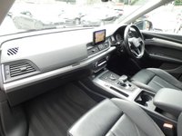 USED 2017 17 AUDI Q5 2.0 TDI Sport 5d S Tronic quattro 190 S/S CAMBELT CHANGED, SAT NAV, FULL LEATHER, HEATED FRONT SEATS, AUDI SMAR PHONE FOR APPLE CARPLAY, QUATTRO 4 WHEEL DRIVE, LED XENON LIGHTS, FRONT & REAR PARKING SENSORS WITH DISPLAY, 18 INCH ALLOYS, ELECTRIC TAILGATE, SPORT SEATS WITH ELECTRIC LUMBAR SUPPORT, LIGHT & RAIN SENSORS, LEATHER TIPTRONIC MULTIFUNCTION STEERING WHEEL, CRUISE CONTROL & SPEED LIMITER, 3 ZONE CLIMATE CONTROL, KEYLESS START, HILL DECENT CONTROL, AUX INPUT, 2x USB PORTS, BLUETOOTH PHONE & MUSIC, DAB RADIO, GOOD SERVICE HISTORY