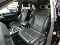 USED 2017 17 AUDI Q5 2.0 TDI Sport 5d S Tronic quattro 190 S/S CAMBELT CHANGED, SAT NAV, FULL LEATHER, HEATED FRONT SEATS, AUDI SMAR PHONE FOR APPLE CARPLAY, QUATTRO 4 WHEEL DRIVE, LED XENON LIGHTS, FRONT & REAR PARKING SENSORS WITH DISPLAY, 18 INCH ALLOYS, ELECTRIC TAILGATE, SPORT SEATS WITH ELECTRIC LUMBAR SUPPORT, LIGHT & RAIN SENSORS, LEATHER TIPTRONIC MULTIFUNCTION STEERING WHEEL, CRUISE CONTROL & SPEED LIMITER, 3 ZONE CLIMATE CONTROL, KEYLESS START, HILL DECENT CONTROL, AUX INPUT, 2x USB PORTS, BLUETOOTH PHONE & MUSIC, DAB RADIO, GOOD SERVICE HISTORY