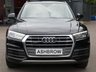 USED 2017 17 AUDI Q5 2.0 TDI Sport 5d S Tronic quattro 190 S/S CAMBELT CHANGED, SAT NAV, FULL LEATHER, HEATED FRONT SEATS, AUDI SMAR PHONE FOR APPLE CARPLAY, QUATTRO 4 WHEEL DRIVE, LED XENON LIGHTS, FRONT & REAR PARKING SENSORS WITH DISPLAY, 18 INCH ALLOYS, ELECTRIC TAILGATE, SPORT SEATS WITH ELECTRIC LUMBAR SUPPORT, LIGHT & RAIN SENSORS, LEATHER TIPTRONIC MULTIFUNCTION STEERING WHEEL, CRUISE CONTROL & SPEED LIMITER, 3 ZONE CLIMATE CONTROL, KEYLESS START, HILL DECENT CONTROL, AUX INPUT, 2x USB PORTS, BLUETOOTH PHONE & MUSIC, DAB RADIO, GOOD SERVICE HISTORY