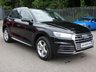 USED 2017 17 AUDI Q5 2.0 TDI Sport 5d S Tronic quattro 190 S/S CAMBELT CHANGED, SAT NAV, FULL LEATHER, HEATED FRONT SEATS, AUDI SMAR PHONE FOR APPLE CARPLAY, QUATTRO 4 WHEEL DRIVE, LED XENON LIGHTS, FRONT & REAR PARKING SENSORS WITH DISPLAY, 18 INCH ALLOYS, ELECTRIC TAILGATE, SPORT SEATS WITH ELECTRIC LUMBAR SUPPORT, LIGHT & RAIN SENSORS, LEATHER TIPTRONIC MULTIFUNCTION STEERING WHEEL, CRUISE CONTROL & SPEED LIMITER, 3 ZONE CLIMATE CONTROL, KEYLESS START, HILL DECENT CONTROL, AUX INPUT, 2x USB PORTS, BLUETOOTH PHONE & MUSIC, DAB RADIO, GOOD SERVICE HISTORY