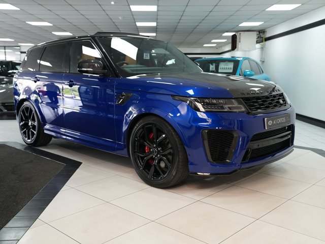View our Land Rover Range Rover Sport 5.0 P575 V8 SVR Carbon Edition SUV 5dr Petrol Auto 4WD Euro 6 (s/s) (575 ps)
