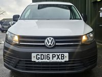 USED 2016 16 VOLKSWAGEN CADDY 2.0 TDI C20 BlueMotion Tech Startline Panel Van 5dr Diesel Manual SWB Euro 6 (s/s) (102 ps) Bluetooth with audio streaming