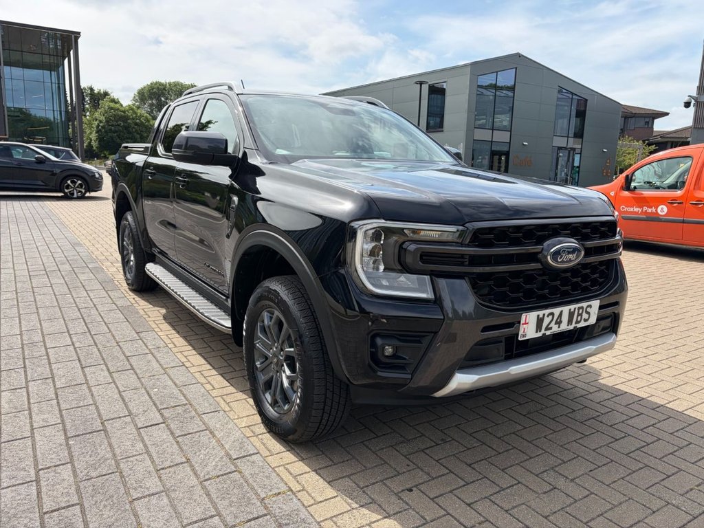 USED 2023 W FORD RANGER WILDTRACK 4x4 2.0EcoBlue EU6 10-SPEED AUTO S/S NEW SHAPE D/CAB PICK UP *A/C*S/N*LEATHER*CAMERA*PDC*HEAT PACK*ALLOYS* FULLY LOADED / 10-SPEED AUTO