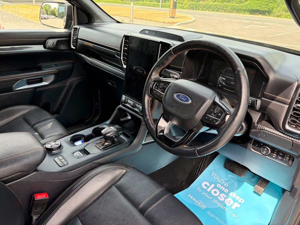 USED 2023 W FORD RANGER WILDTRACK 4x4 2.0EcoBlue EU6 10-SPEED AUTO S/S NEW SHAPE D/CAB PICK UP *A/C*S/N*LEATHER*CAMERA*PDC*HEAT PACK*ALLOYS* FULLY LOADED / 10-SPEED AUTO