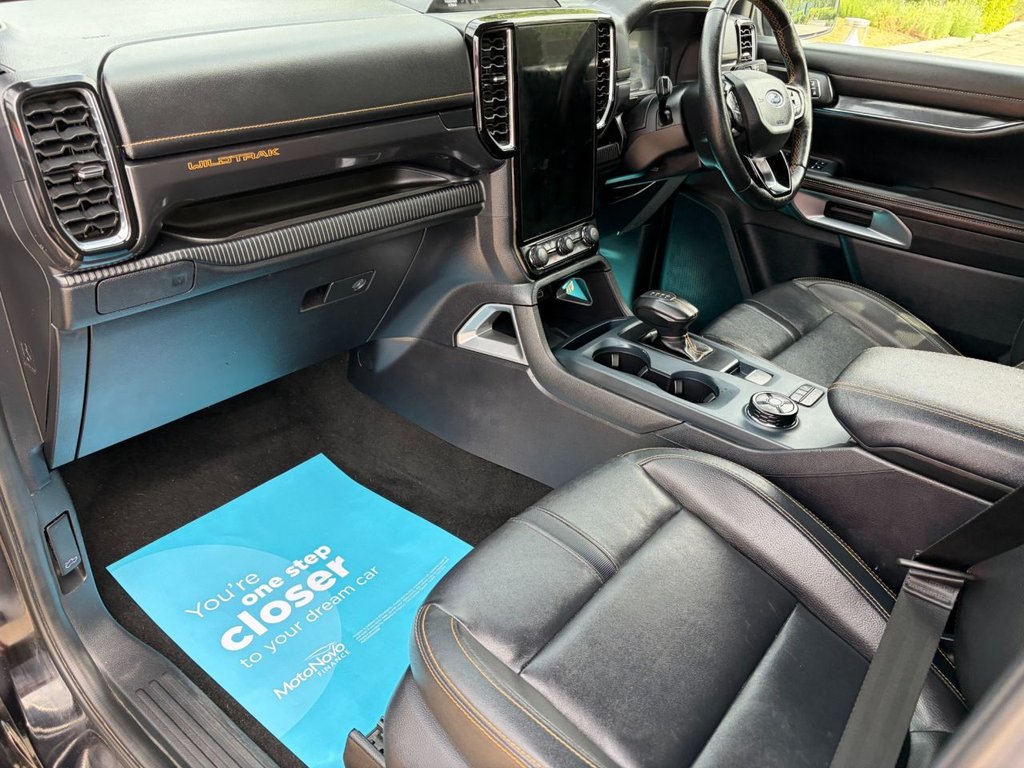 USED 2023 W FORD RANGER WILDTRACK 4x4 2.0EcoBlue EU6 10-SPEED AUTO S/S NEW SHAPE D/CAB PICK UP *A/C*S/N*LEATHER*CAMERA*PDC*HEAT PACK*ALLOYS* FULLY LOADED / 10-SPEED AUTO
