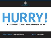USED 2016 16 VAUXHALL MERIVA 1.4i Turbo SE MPV 5dr Petrol Manual Euro 6 MPV NEW MOT, Pan Roof, Park Assist, 60,239 Miles ONLY