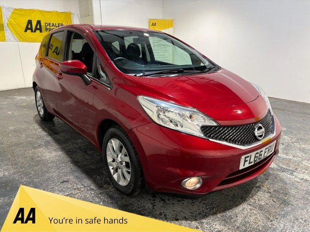 View our Nissan Note 1.2 Acenta Premium Hatchback 5dr Petrol Manual Euro 6 (s/s) (80 ps) Sat Nav-Air con / Climate-DAB-Cruise & Limiter-Privacy-Fogs-Alloys