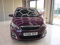 USED 2016 66 PEUGEOT 108 1.2 PureTech Allure Hatchback 5dr Petrol Manual Euro 6 (82 ps) FANTASTIC FIRST CAR