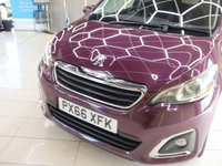 USED 2016 66 PEUGEOT 108 1.2 PureTech Allure Hatchback 5dr Petrol Manual Euro 6 (82 ps) FANTASTIC FIRST CAR
