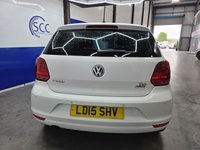 USED 2015 15 VOLKSWAGEN POLO 1.2 TSI BlueMotion Tech SE Design Hatchback 5dr Petrol Manual Euro 6 (s/s) (90 ps) Parking Sensors - Mirror Link - &pound;20 Yearly Road Tax