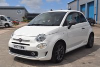 USED 2017 17 FIAT 500 1.2 S Hatchback 3dr Petrol Manual Euro 6 (s/s) (69 bhp) Low Mileage - Insurance Group 8 - DAB Radio