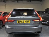 USED 2018 68 VOLVO V90 2.0 D4 R-Design Estate 5dr Diesel Auto Euro 6 (s/s) (190 ps) VERY HIGH SPEC HUD SAT NAV A/C