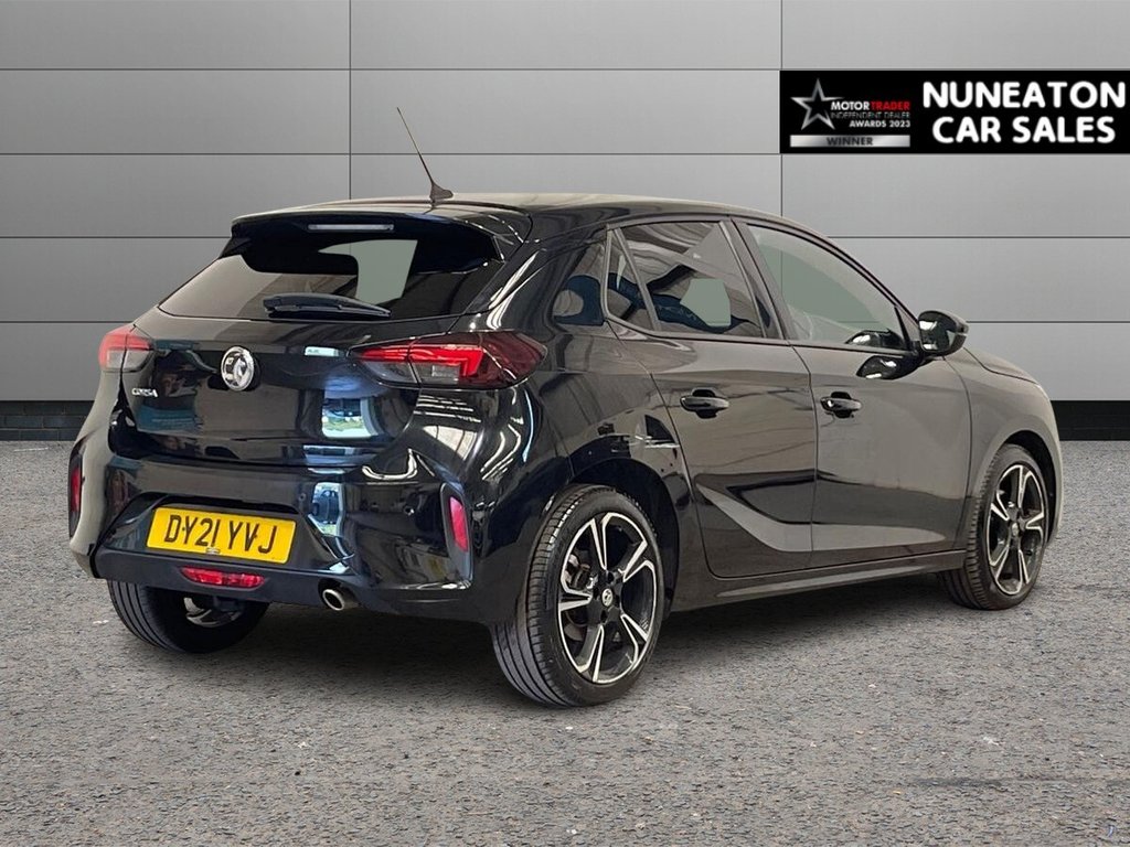USED 2021 21 VAUXHALL CORSA 1.2 Turbo SRi Premium Hatchback 5dr Petrol Manual Euro 6 (s/s) (100 ps) HEATED FRONT SEATS AND WHEEL