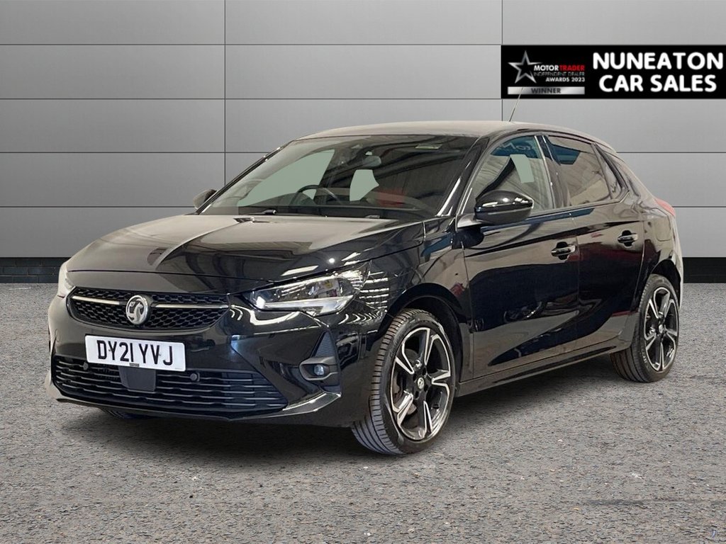 USED 2021 21 VAUXHALL CORSA 1.2 Turbo SRi Premium Hatchback 5dr Petrol Manual Euro 6 (s/s) (100 ps) HEATED FRONT SEATS AND WHEEL