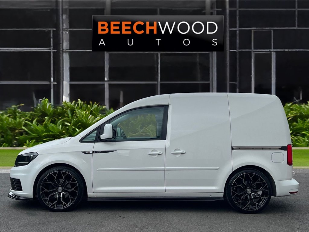 USED 2016 16 VOLKSWAGEN CADDY 1.0 TSI C20 BlueMotion Tech Startline Panel Van 5dr Petrol Manual SWB Euro 6 (s/s) (102 ps) TINTED PPF HEADLIGHTS / COILOVERS