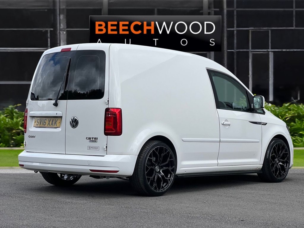 USED 2016 16 VOLKSWAGEN CADDY 1.0 TSI C20 BlueMotion Tech Startline Panel Van 5dr Petrol Manual SWB Euro 6 (s/s) (102 ps) TINTED PPF HEADLIGHTS / COILOVERS