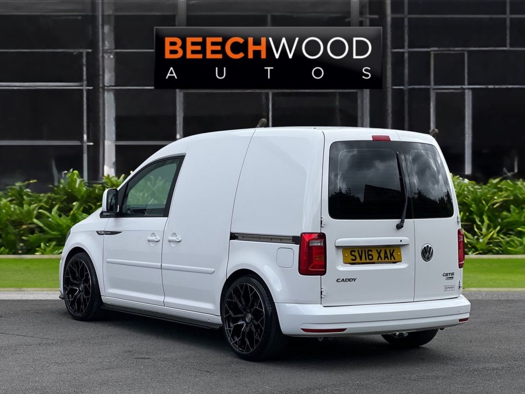 USED 2016 16 VOLKSWAGEN CADDY 1.0 TSI C20 BlueMotion Tech Startline Panel Van 5dr Petrol Manual SWB Euro 6 (s/s) (102 ps) TINTED PPF HEADLIGHTS / COILOVERS