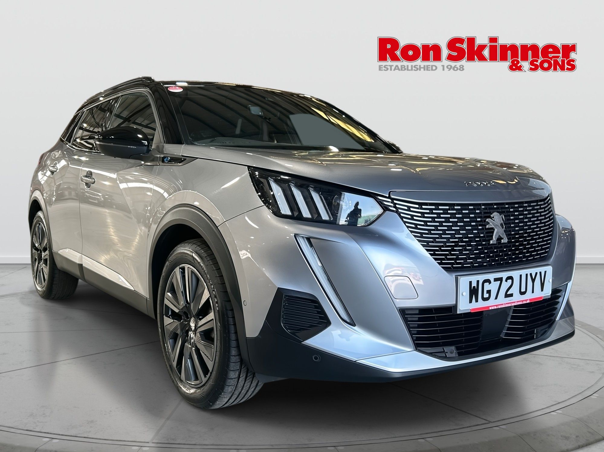 USED 2023 72 PEUGEOT E-2008 50kWh GT Premium SUV 5dr Electric Auto (7kW Charger) (136 ps) 