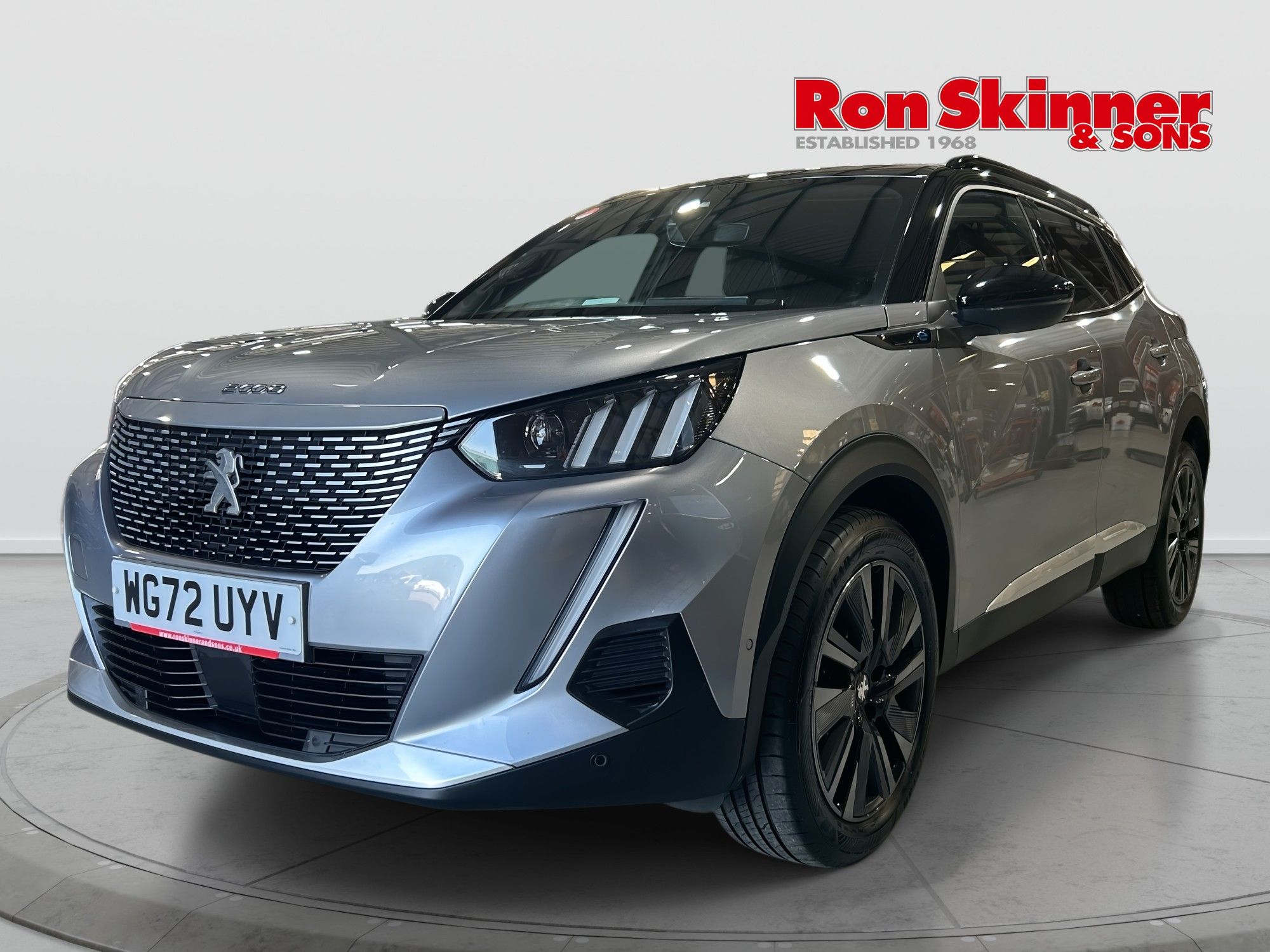 USED 2023 72 PEUGEOT E-2008 50kWh GT Premium SUV 5dr Electric Auto (7kW Charger) (136 ps) 