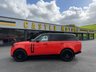 USED 2022 22 LAND ROVER RANGE ROVER 3.0 D350 MHEV SE SUV 5dr Diesel Auto 4WD Euro 6 (s/s) (350 ps) Metallic Grey wrapped in Porsche Lava Orange, one of our Director's vehicles