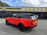 USED 2022 22 LAND ROVER RANGE ROVER 3.0 D350 MHEV SE SUV 5dr Diesel Auto 4WD Euro 6 (s/s) (350 ps) Metallic Grey wrapped in Porsche Lava Orange, one of our Director's vehicles
