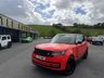 USED 2022 22 LAND ROVER RANGE ROVER 3.0 D350 MHEV SE SUV 5dr Diesel Auto 4WD Euro 6 (s/s) (350 ps) Metallic Grey wrapped in Porsche Lava Orange, one of our Director's vehicles