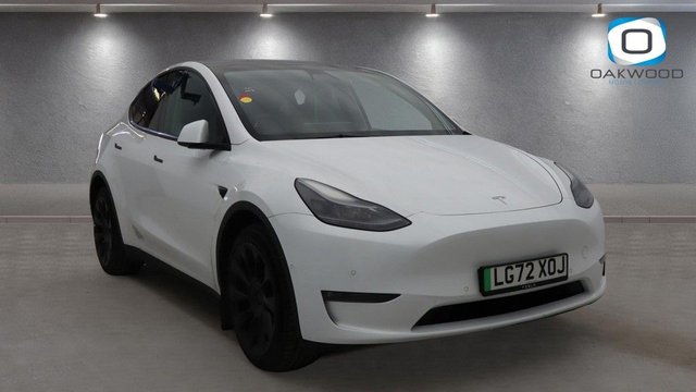 View our Tesla Model Y (Dual Motor) Long Range SUV 5dr Electric Auto 4WDE (384 bhp)