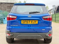 USED 2017 67 FORD ECOSPORT 1.0T EcoBoost Zetec Euro 6 (s/s) 5dr GREAT VALUE ECOSPORT