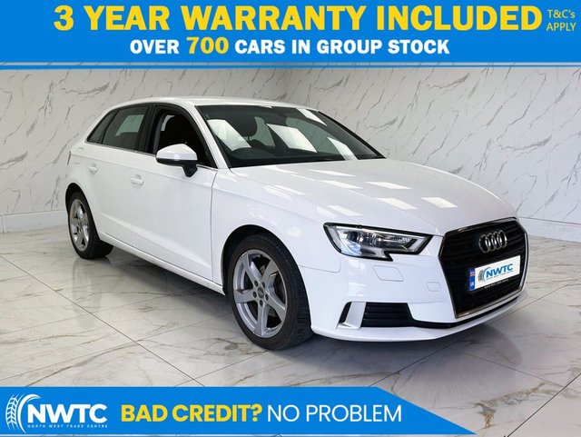 View our Audi A3 1.0 TFSI Sport Sportback 5dr Petrol Manual Euro 6 (s/s) (116 ps) EXTENSIVE S/H! 1 FORMER OWNER!