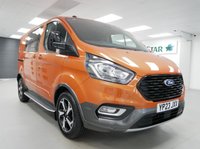 USED 2023 23 FORD TRANSIT CUSTOM 320 2.0 EBL 170 BHP SWB ACTIVE AUTOMATIC CREWCAB 5 SEATER 5 SEATER | SAT NAV | AUTO | TAILGATE