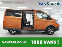 USED 2023 23 FORD TRANSIT CUSTOM 320 2.0 EBL 170 BHP SWB ACTIVE AUTOMATIC CREWCAB 5 SEATER 5 SEATER | SAT NAV | AUTO | TAILGATE