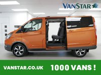 USED 2023 23 FORD TRANSIT CUSTOM 320 2.0 EBL 170 BHP SWB ACTIVE AUTOMATIC CREWCAB 5 SEATER 5 SEATER | SAT NAV | AUTO | TAILGATE