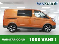 USED 2023 23 FORD TRANSIT CUSTOM 320 2.0 EBL 170 BHP SWB ACTIVE AUTOMATIC CREWCAB 5 SEATER 5 SEATER | SAT NAV | AUTO | TAILGATE