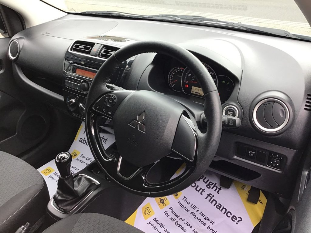USED 2019 19 MITSUBISHI MIRAGE 1.2 3 Hatchback 5dr Petrol Manual Euro 6 (s/s) (79 ps) 