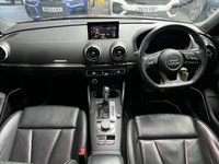 USED 2019 19 AUDI S3 2.0 TFSI Black Edition Saloon 4dr Petrol S Tronic quattro Euro 6 (s/s) (300 ps) + CARPLAY + HEATED SEATS +