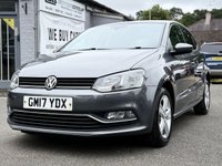 USED 2017 17 VOLKSWAGEN POLO 1.0 BlueMotion Tech Match Edition Hatchback 5dr Petrol Manual Euro 6 (s/s) (60 ps) 