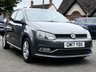 USED 2017 17 VOLKSWAGEN POLO 1.0 BlueMotion Tech Match Edition Hatchback 5dr Petrol Manual Euro 6 (s/s) (60 ps) 
