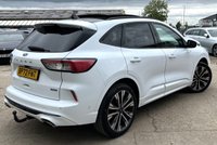 USED 2022 72 FORD KUGA 2.5 Duratec 14.4kWh ST-Line X Edition SUV 5dr Petrol Plug-in Hybrid CVT Euro 6 (s/s) (225 ps) - APPLE CAR PLAY - SAT NAV - PAN ROOF - HEATED SEATS & STEERING - REVERSE CAMERA - P/SENSORS - ADAPTIVE CRUISE