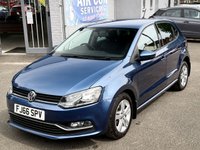 USED 2016 66 VOLKSWAGEN POLO 1.2 TSI BlueMotion Tech Match Hatchback 5dr Petrol Manual Euro 6 (s/s) (90 ps) 