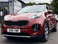 USED 2016 16 KIA SPORTAGE 1.6 T-GDi GT-Line SUV 5dr Petrol DCT AWD Euro 6 (174 bhp) 