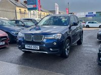 USED 2015 65 BMW X3 2.0 20d xLine SUV 5dr Diesel Auto xDrive Euro 6 (s/s) (190 ps) PAN ROOF + &pound;6265 ADDED EXTRAS