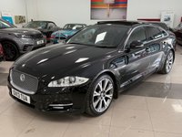 USED 2013 13 JAGUAR XJ 3.0d V6 Portfolio Saloon 4dr Diesel Auto Euro 5 (s/s) (LWB) (275 ps) REAR ENTERTAINMENT + PAN SROOF + MERIDIAN SOUND SYS + 2 KEYS!