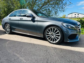 2017 MERCEDES-BENZ C CLASS 2.1 C220d AMG Line (Premium) G-Tronic+ Euro 6 (s/s) 4dr &pound;13400.00