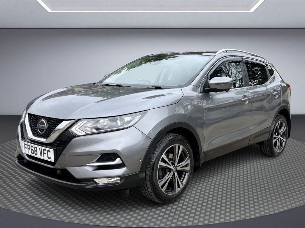 USED 2018 68 NISSAN QASHQAI 1.3 DIG-T N-Connecta SUV 5dr Petrol DCT Auto Euro 6 (s/s) (160 ps) PAN ROOF+360 CAMERA+SAT NAV